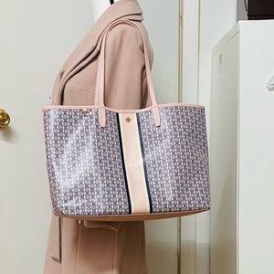 Authentic Tory Burch Gemini link large tote